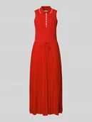 Sukienki - Sukienka casualowa taliowana z mieszanki bawełny - miniaturka - grafika 1