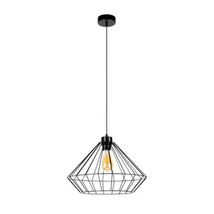 Britop Loftowa LAMPA wisząca RAQUELLE 187249104 klatka OPRAWA metalowa ZWIS industrialny czarny - Lampy sufitowe - miniaturka - grafika 1