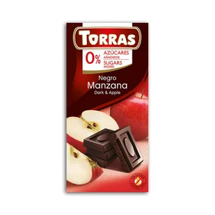 Torras Czekolada gorzka z jabłkami 75 g - Czekolada - miniaturka - grafika 1