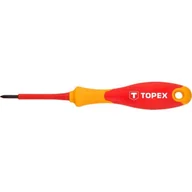 Śrubokręty - Topex wkrętak krzyżowy, izolowany, Ph1x80mm, 1000V, , 39D476 - miniaturka - grafika 1