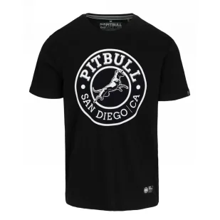 PITBULL KOSZULKA Light Weight 170 Basic San Diego CA '25 - Czarna - Odzież taktyczna i umundurowanie - miniaturka - grafika 1