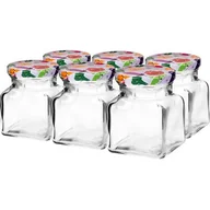 Pojemniki kuchenne - Browin Słoik kwadratowy 120 ml fi53/4 zakrętka - 6 szt. - miniaturka - grafika 1