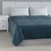 Narzuty - Dekoria Narzuta pikowana w pasy Velvet 260 x 240 cm pruski błękit szer.260 × dł.240 cm Velvet Narzuta pikowana w pasy Velvet 260 x 240 cm pruski błękit szer.260 × dł.240 cm Velvet - miniaturka - grafika 1