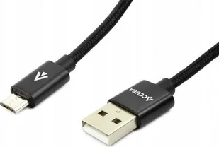 Accura USB 2.0 - micro USB 1.5m czarny - Kable USB - miniaturka - grafika 1
