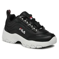 Buty dla dziewczynek - Fila Sneakersy Strada Low Kids 1010781.25Y Black - miniaturka - grafika 1