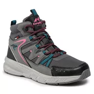 Botki damskie - Trapery KangaRoos K-UO Nod Mid RTX 81142-000-2235 Charcole Grey/Neon Pink - miniaturka - grafika 1