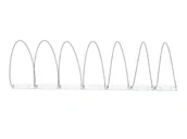 Zwalczanie i odstraszanie szkodników - Spirala na ptaki 33 x 10 cm, srebrna, 1 szt. - miniaturka - grafika 1