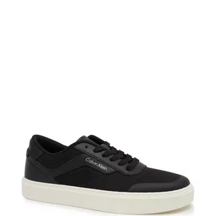 Calvin Klein Trampki LOW TOP LACE UP KNIT | z dodatkiem skóry - Trampki męskie - miniaturka - grafika 1