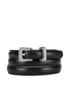 Paski - Gino Rossi Pasek Damski BLYL24003-2 SVL Czarny - miniaturka - grafika 1