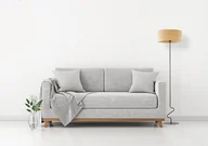 Lampy stojące - Designerska lampa podłogowa do salonu z rattanowym kloszem JERSEY BOHO - miniaturka - grafika 1