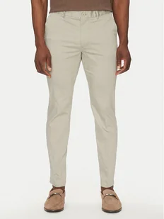 BOSS Spodnie materiałowe P-Kaiton1 50538828 Beżowy Slim Fit - Spodnie męskie - miniaturka - grafika 1