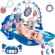 Maty piankowe - Mata edukacyjna dla niemowląt Pianino interaktywna sensoryczna3w1 rozwojowa - miniaturka - grafika 1