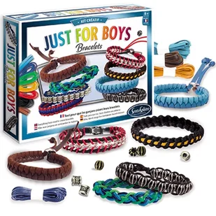Bransoletki dla chłopaków Just for Boys SentoSphere - Prace ręczne dla dzieci - miniaturka - grafika 1