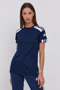 Koszulki sportowe damskie - adidas Performance T-shirt GN5754 damski kolor granatowy - grafika 1