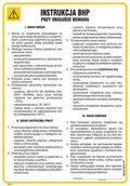 Instrukcje stanowiskowe BHP - IAG10 INSTRUKCJA BHP PRZY OBSŁUDZE BEMARA, FN - FOLIA SAMOPRZYLEPNA; (245X350MM) - miniaturka - grafika 1