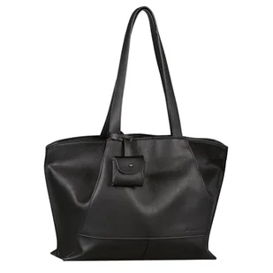 TOM TAILOR bags Adrienn damska torba na ramię z zamkiem błyskawicznym, duża, czarna, czarny, Nowoczesny - Torebki damskie - miniaturka - grafika 1