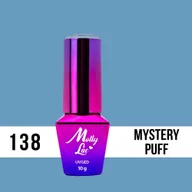 Lakiery hybrydowe - Molly Lac Lakier hybrydowy MollyLac Bubble Tea Mystery Puff 10 g Nr 138 - miniaturka - grafika 1