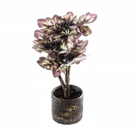 Sztuczne kwiaty - KWIATEK ROŚLINA SZTUCZNA W DONICZCE RÓŻNE KOLORY - miniaturka - grafika 1