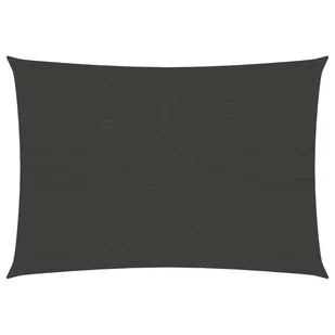 Żagiel przeciwsłoneczny HDPE - 2x3m, antracytowy - Parasole ogrodowe - miniaturka - grafika 1