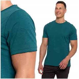 T-SHIRT MĘSKI Z KRÓTKIM RĘKAWEM GŁADKA KOSZULKA BAWEŁNIANA BLUZKA MORAJ 3XL - Koszulki męskie - miniaturka - grafika 1