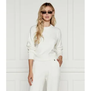 Patrizia Pepe Sweter | Regular Fit - Swetry damskie - miniaturka - grafika 1
