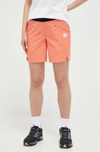 Mammut szorty outdoorowe Aenergy Light SO kolor różowy - Spodnie sportowe damskie - miniaturka - grafika 1