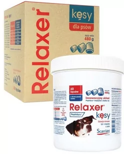 ScanVet relaxer kęsy 60szt/480g 25266-uniw - Suplementy i witaminy dla psów - miniaturka - grafika 1