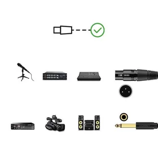 Ugreen kabel audio przewód mikrofonowy do mikrofonu XLR (żeński) - 6,35 mm jack (męski) 3 m (AV131) - Kable USB - miniaturka - grafika 4