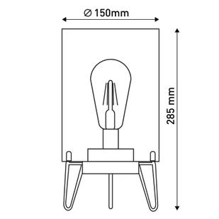 Näve Lampa dekoracyjna zewnętrzna LED Lonna szkło metal - Lampy ogrodowe - miniaturka - grafika 2