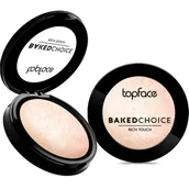 Rozświetlacze do twarzy i ciała - Topface Baked Choice Rich Touch Highlighter wypiekany rozświetlacz 101 6g - miniaturka - grafika 1