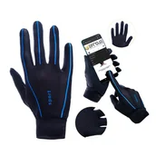 Rękawiczki rowerowe - Rękawiczki kolarskie dotykowe na rower czarne - miniaturka - grafika 1