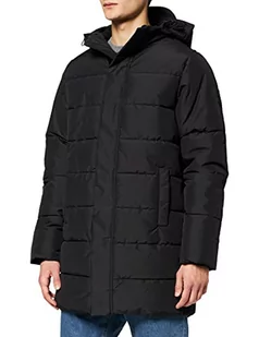 ONLY & SONS Męska kurtka pikowana, długa, czarny, XXL - Kurtki męskie - miniaturka - grafika 1
