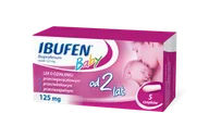 Przeziębienie i grypa - Polpharma Ibufen Baby 125mg 5 szt. - miniaturka - grafika 1