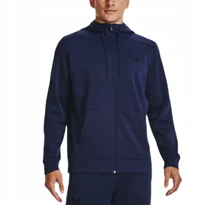 BLUZA MĘSKA Z KAPTUREM SPORTOWA TRENINGOWA CIEPŁA FLEECE FZ UNDER ARMOUR - Bluzy męskie - miniaturka - grafika 1