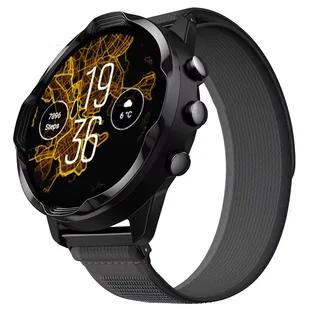 opaska pasek bransoleta NYLON PRO Suunto 7 / 9 / Baro 24mm czarna - Akcesoria do smartwatchy - miniaturka - grafika 1