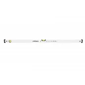 Poziomice, łaty, miary - Pro Poziomica Biała Wskaźnik Poziomu I Pionu Spadek 2% 120 Cm 100-AB-120 5906245911123 - miniaturka - grafika 1