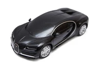 Zabawki zdalnie sterowane - Bugatti Chiron R/C skala 1:24 Rastar 76100 samochód sterowany czarny - miniaturka - grafika 1