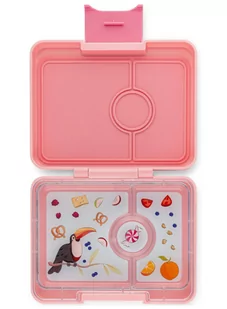 Śniadaniówka / lunchbox dziecięcy Yumbox Snack - coco pink / tucan tray - Lunch boxy - miniaturka - grafika 1