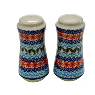 Ceramiczna solniczka i pieprzniczka Ceramika Bolesławiec - Młynki do soli i pieprzu Ceramiczna solniczka i pieprzniczka Ceramika Bolesławiec - Młynki do soli i pieprzu - miniaturka - grafika 1