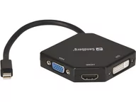 Akcesoria do tabletów i e-booków - Sandberg Adapter AV MiniDP>HDMI+DVI+VGA 509-12 509-12 - miniaturka - grafika 1