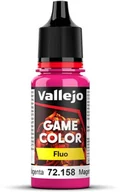Akcesoria i części modelarskie - Vallejo 72158 Fluorescent Magenta Game Color Farba - miniaturka - grafika 1