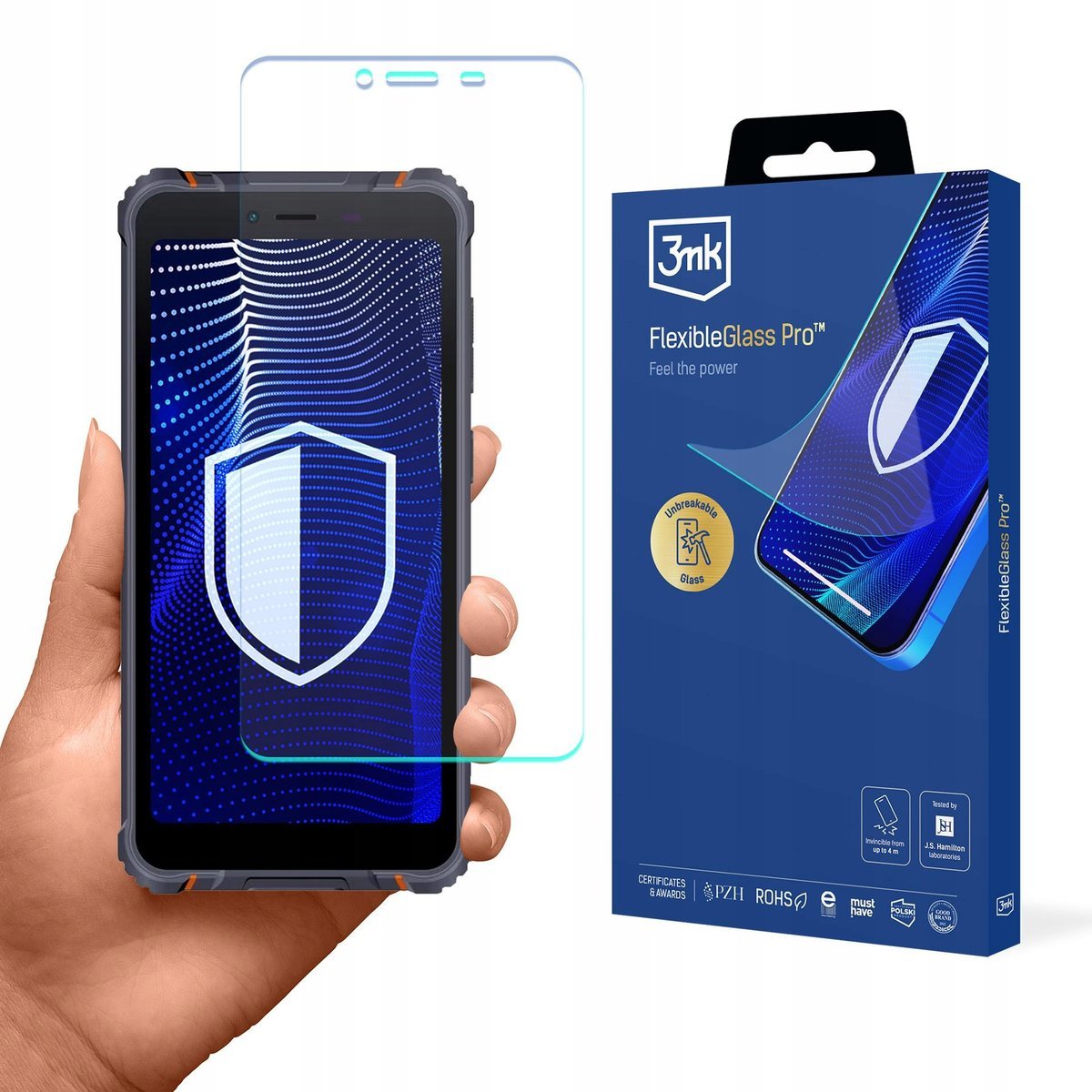 Szkło hybrydowe na ekran do Aligator RX850- 3mk FlexibleGlass Pro
