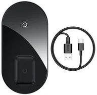 Ładowarki do telefonów - Baseus Ładowarka Indukcyjna 2W1 - Simple Pro - miniaturka - grafika 1