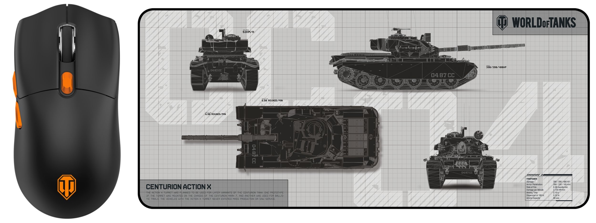 Yenkee Insurgent YMS WT300 + Podkładka Yenkee Defender YPM WT90