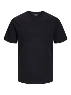 Jack & Jones Koszulka "Jake" w kolorze czarnym - Koszulki męskie - miniaturka - grafika 1