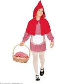 Stroje karnawałowe - Sancto Red Riding Hood Child Costume 128 cm sukni Costume (Cartoon), czerwony SA-38548 - miniaturka - grafika 1