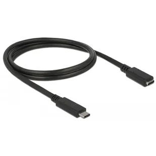 Delock PRZEDŁUŻACZ USB CM-CF 3.1 1M CZARNY - Kable USB - miniaturka - grafika 1