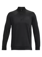 Odzież trekkingowa męska - Under Armour Bluza polarowa "Armour" w kolorze czarnym - miniaturka - grafika 1