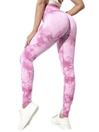 Legginsy - EULLA Legginsy do jogi z wysokim stanem dla kobiet, Jasny fioletowy, L - miniaturka - grafika 1
