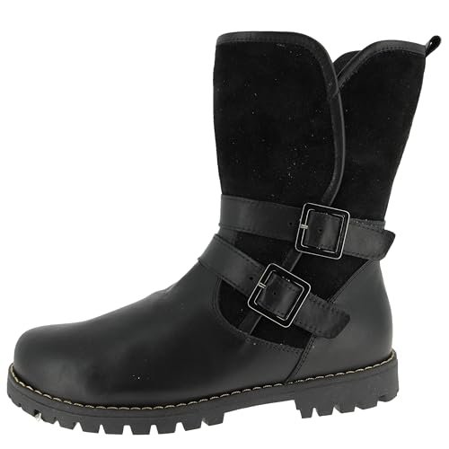Andrea Conti Damskie botki Chelsea Boot, czarne, rozmiar 38 EU, czarny, 38 EU